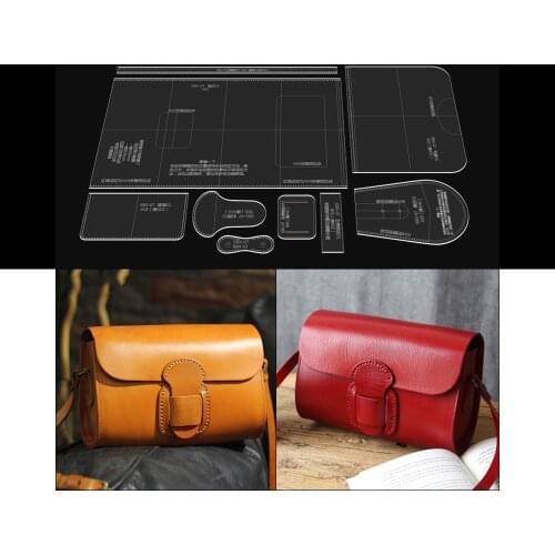 Diy Manual Leather Production Template Acrylic Shoulder Bag Cross-body Bag Version Of The Drawing Design Mold