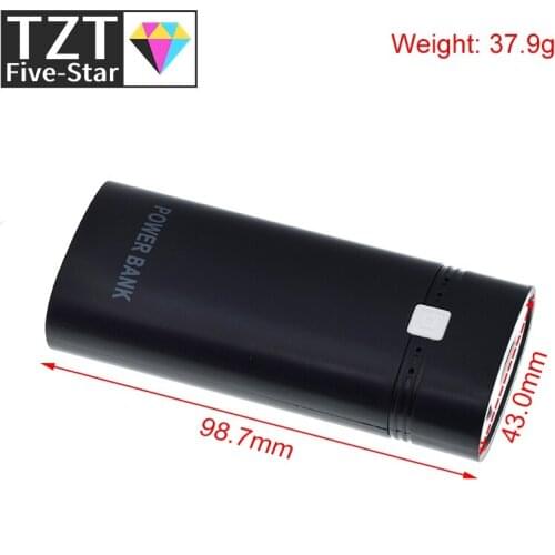 Detachable Design With Indicator Light For Smart Phone Power Bank Case Battery Practical For 18650 Battery