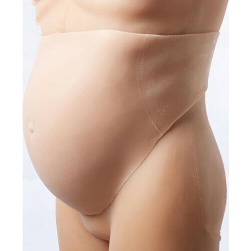 Pregnant Belly Pad Tummy FULL SILICONE New Design 3 Sizes Hollow Design Belly Props Weight Lighter Without Velcro