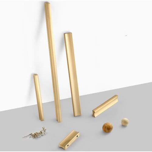 Light Luxury Furniture Copper Handles Cupboard Door High Quality Knob Bedroom Dresser Drawer Knobs and Handle Hardware Supplies