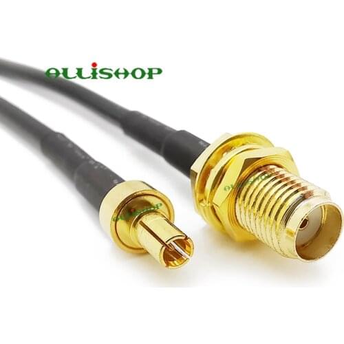 ALLiSHOP 3G USB Modem RF E931PC CRC9 Male Straight To SMA Female Gold-Plated Connector SMA to CRC9 Adapter Pigtail RG174 Cable