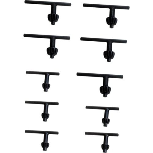 10 Pcs Replacement Keys for 1/4Inch and 3/8Inch Drills (2 Sizes,5 Pcs Each Size)