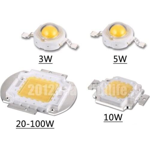 1W 3W 5W 10W 20W 30W 50W 100W 400nm-840nm Full Spectrum White High Power Led Aquarium Lamp
