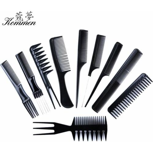 10 a set of mens and womens hair scalp massage comb straight hair comb womens wet curlsloose hairbrush salonhairstylingtools