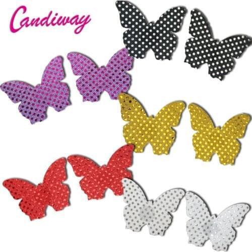 10pair Butterfly Nipple Covers Adhesive Pads Body Breasts Stickers Milk Paste Anti Emptied Chest Invisible Intimates Bra