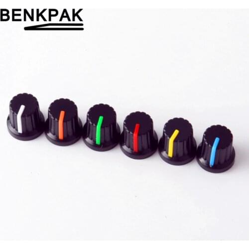 12pcs 6mm potentiometer knob 15MM * 17MM Rotary Knob