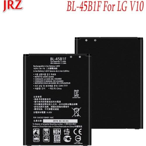 3000mAh BL-45B1F Battery For LG V10 H961N F600 H900 H901 VS990 H968 BL45B1F Battery Batterij Mobile Phone Batteria Batterie