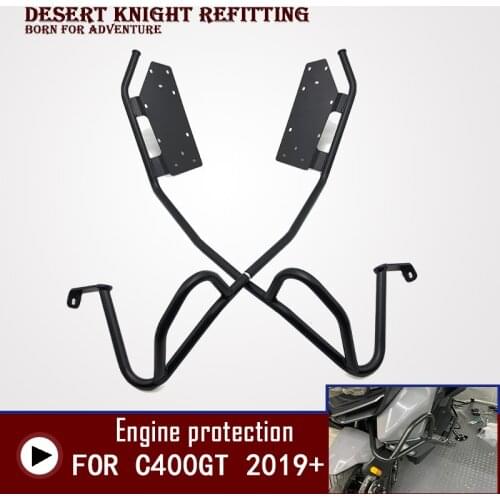 Highway Engine Guard Crash Bar Bumper Frame Protection For BMW C400GT 2019 2020