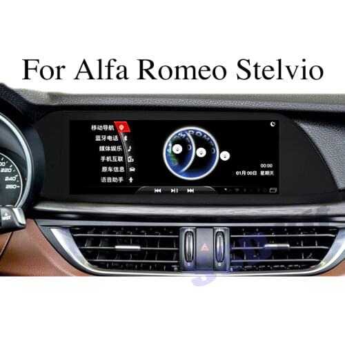 Car Android Internet Multimedia Navi For Alfa Romeo Stelvio Q AR 949 Audio Stereo CarPlay 360 Bird View Navigation GPS System