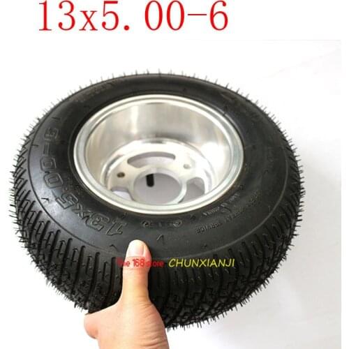 Good quality 13x5.00-6 inch Tubeless Tyre Tire For ATV QUAD Bike Gokart Scooter mini Buggy Mower 13*5.00-6