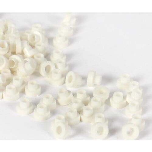 Free Shipping 200Pcs TO-220 T0-3P Transistor Plastic Insulation Washer + 200Pcs TO-220 T0-3P Isolated Silicone Pad Sheet Strip