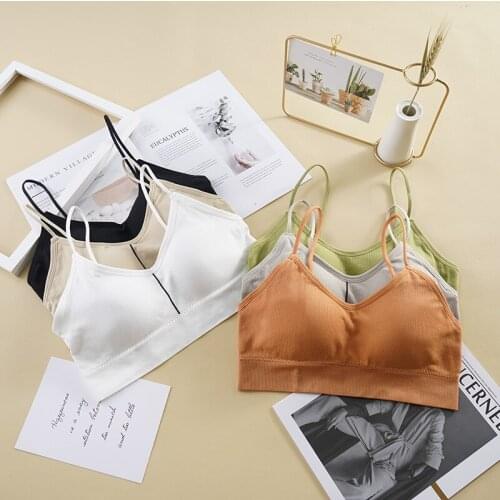Elastic Gathering Bralette Push Up Bra Summer Anti-light Korean Style Wild Bra Tube Top Sexy No Rims Bra For Women Girls