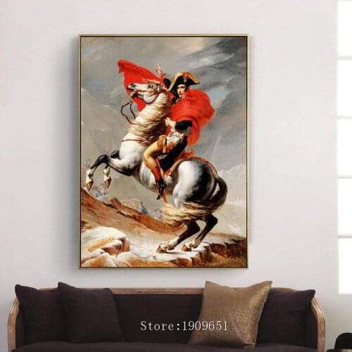 Cotton classical court figures Napoleons generals portrait canvas printings oil painting printed on cotton wall art decoration