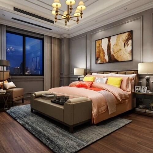 Classic Diamond Embroidery Duvet cover set Luxury Royal 1000TC Egyptian Cotton Bedding set Soft Peach Color Queen King size 4Pcs