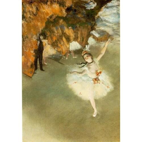 Beautifuk Ballerina oil painting by hand made for living room oil painting reproduction wall