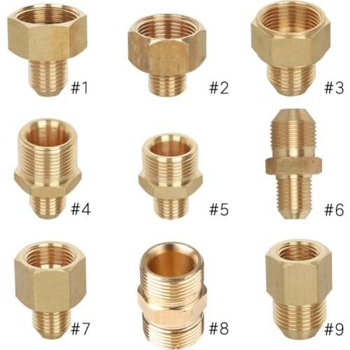 Brass Pressure Washer Adapter Male to Female Outlet Hose Coulper Fitting