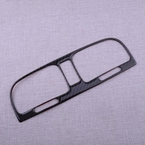 Console Dashboard Air Vent Outlet Trim Sticker Cover Black Carbon Fiber Fit for VW Golf 6 MK6 GTI 2012 2011 2010 2009 2008