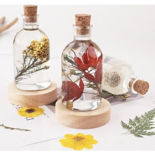 New Led Dried Flower Display Bottle Silicone Mold for Resin Molds Epoxy Uv Diy Resin Craft Home Decoration Handmade Tools