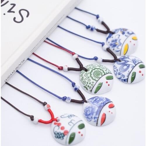 Miredo jewelry wholesale simple ceramic necklaces womens mothers gift necklace pendant free shipping #1827