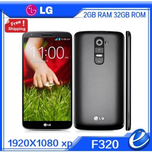 Original LG G2 F320 D802 D800 EU version Unlocked Mobile Phone Quad Core Android 4.2 13MP 5.2" IPS 32GB ROM Refurbished Phone