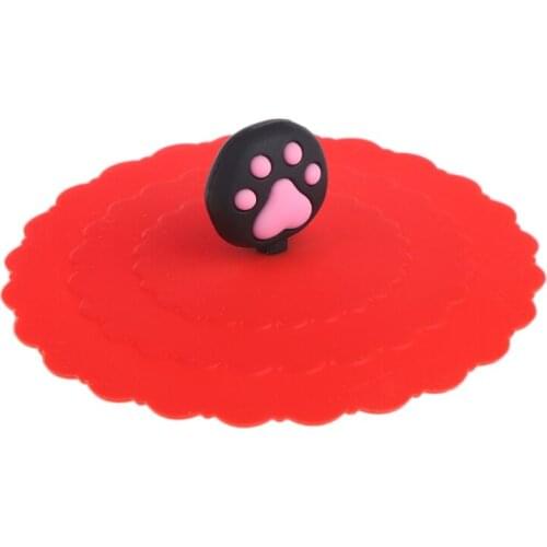 Pet Food Can Cover Silicone Storage Cap Fresh Lid Dog Cat Reusable Color Random