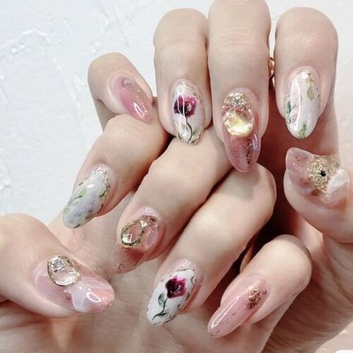 Crystal AB Nail Art Decorations Aurora Irregular Pixie Stones Jewelry 3D Shiny Rhinestones Nails Accessories