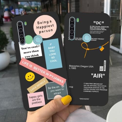 Label Barcode Sports Tide Brand for Redmi Note 7 8 T 9 Pro Max for Redmi 7 8 9 A C 10X 4G K20 K30 Pro Silicone Protective Sleeve