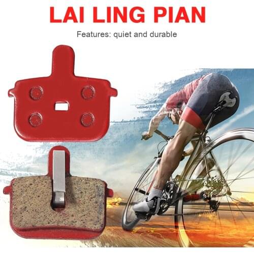1 Pair MTB Mountain Bike Disc Brake Pads Bicycle Resin Semi-Metallic Cycling Brake Pad Parts Cycling Accessories