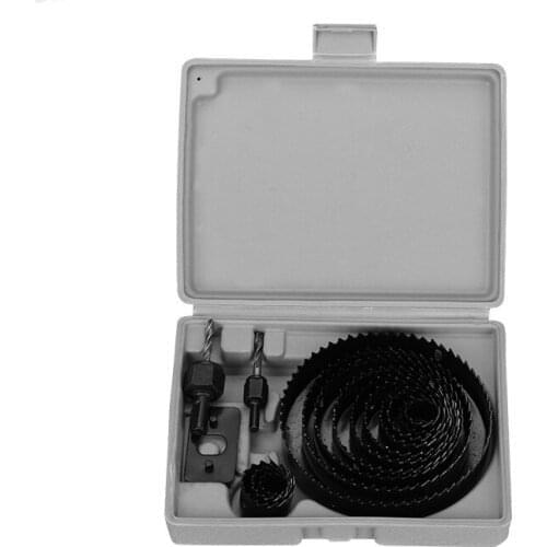 13Pcs/lot DIY Wook Hole Saw Drill Bit Set for PVC / Wood / Gypsum Board 19mm~127mm Depth:20mm