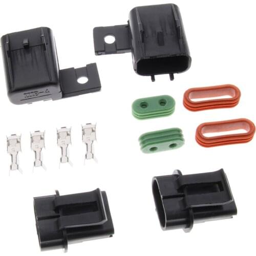 2 Sets Waterproof Car Boat Automotive Circuit ATC ATO Blade Fuse Box Holder