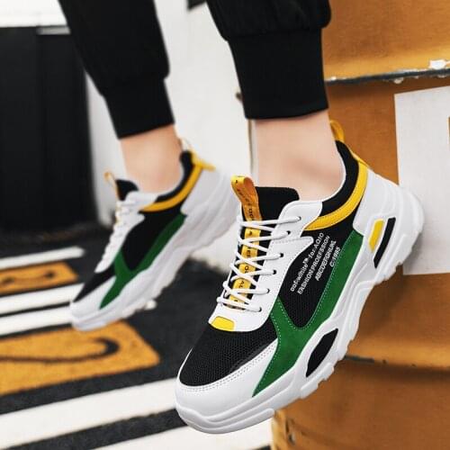 2020 Fashion Sneakers Brand New Running Shoes Cushioning Jogging Sneakers Breathable Male Travel Space Leather Mesh