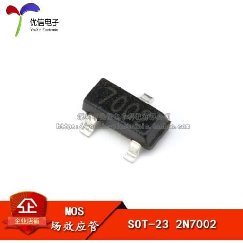 2N7002 MOS tube / N channel FET SOT-23 (20 rats)