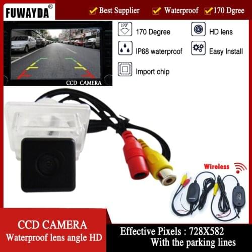 FUWAYDA 420TVLs Wireless car camera Rear View Reverse color parking CCD HD Camera For Mercedes-Benz C E S CLASS CL CLASS SL
