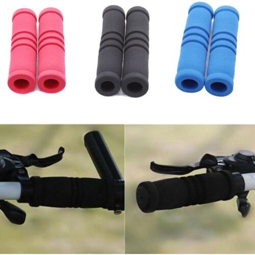 1 Pair Bicycle Handlebar Grips Cover Mountain Bike Handle Bar Anti-slip Sleeve BMX MTB Accessories