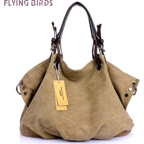 Women Canvas Messenger Bags Female Crossbody Bags Solid Shoulder Bag Fashion Casual Designer Ladies Handbag Large Capacity Tote