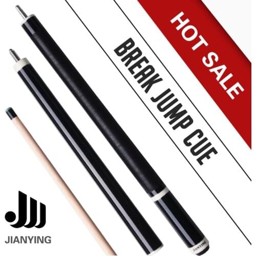 58' Jianying Punch Jump Cue 13.2mm Tip Hard Maple Shaft Linen Wrap Professional Break Cue Billiards Stick Help You Break And Run
