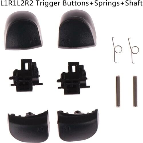 L1 R1 L2 R2 Trigger Buttons+Springs+Shaft for PS5 Controller Gamepad Repair Part
