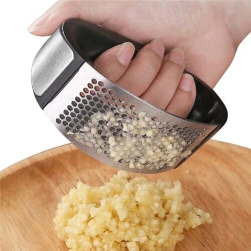 Creative Stainless Steel Garlic Press Manual Garlic Chopper Crusher Ginger Press Squeezer Ginger Garlic Kitchen Tools