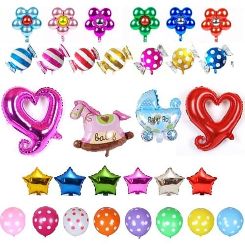 Latex Balloons Happy Birthday Party Wedding Christmas Decorations Balloon Baby Shower Kids Foil Air Balls Globos Party Supplies