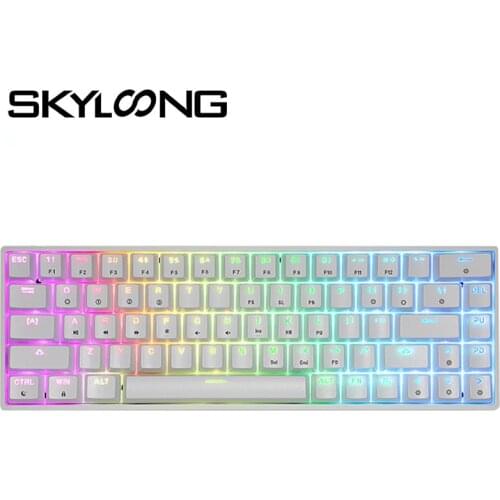 SKYLOONG GK68 68 Keys Mechanical Keyboard Mini Portable Detachable Cable Optical Hot Swappable Gaming Keyboard for PC/WIN