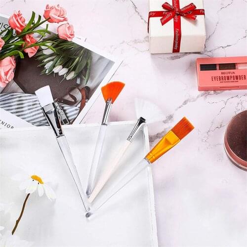 Diy Face Mask Brush Set Soft Applicator Brushes Makeup Tools Includes Soft Fan Facial Brushes Acid Applicator Brush