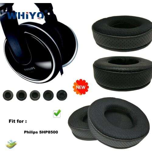 Replacement Ear Pads for Philips SHP8500 SHP-8500 SHP 8500 Headset Parts Leather Cushion Velvet Earmuff Headset Sleeve Cover