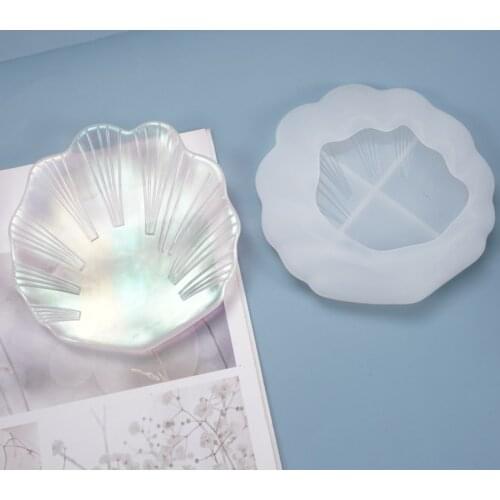 Shell Plate Dish Ashtray Silicone Mould DIY Crafts Polymer Jewelry Making Tool Crystal Epoxy Resin Mold