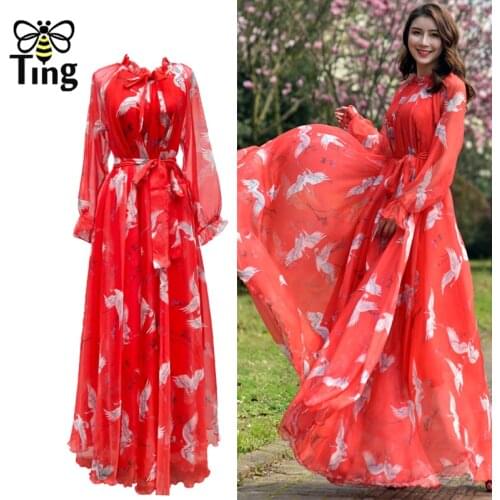 Tingfly Vintage Wide Blue Striped Boho Maxi Longa Dress Party Night Dresses Women Vintage Plus Size 3XL Bohemian Casual Vestidos