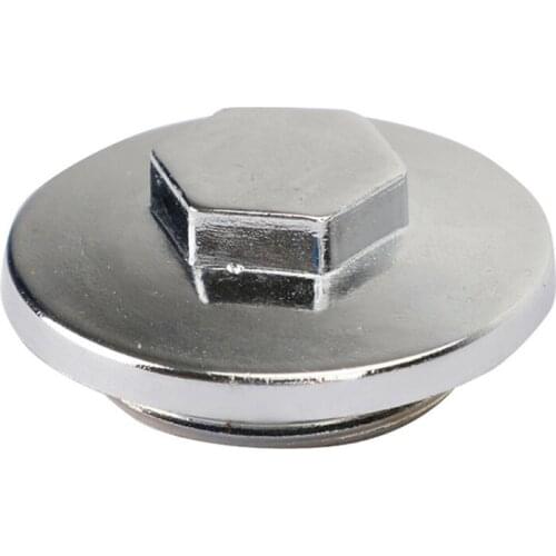 Silver Motorcycle Scooter Fuel Tank Gas Cap Cover Protector for TRX250/300/350/400/450/500/12361-300-000/12361-035-000