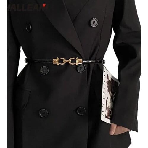 Ladies belt jeans all-match coat dress accessories, temperament fine style matching jacket simple ins wind belt x243