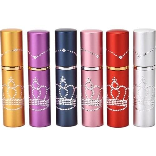 10ml Aluminum Bottle Portable Travel Color Spray Perfume Bottle Empty Liquid Container High Quality Packing Bottle 25pcs/lot