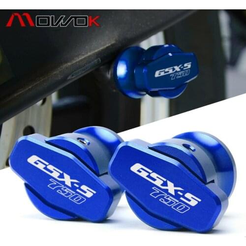 8MM CNC Motor Stand Screws Swingarm Slider Spools For Suzuki GSX-S 750 gsxs 1000/F GSXS750 1000F 2011-2015 2016 2017 2018