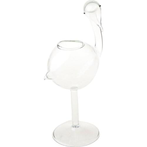 94PF Red Wine Goblet Wine Cocktail Glasses 180ml Swan Shape Wine Glass Party Barware Drinkware