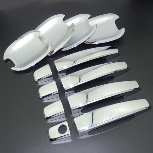 For Chevy Chevrolet Cruze 2008-2014 Chrome Door Handle Covers & Door Bowl Covers Car Styling Decorate 2009 2010 2011 2012 2013